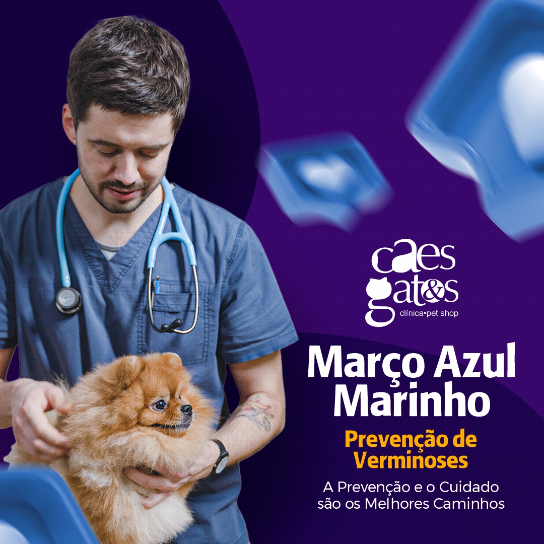 Março Azul Marinho | Prevenções de verminoses