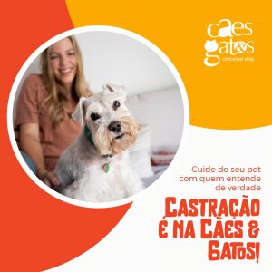 Castração é na Cães e Gatos!