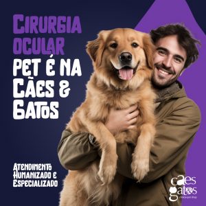 Cirurgia ocular pet é na Cães e Gatos | Atendimento humanizado e especializado