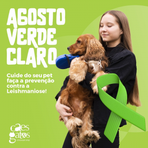 Agosto verde claro | Cuide do seu pet e faça a prevenção contra a Leishmaniose